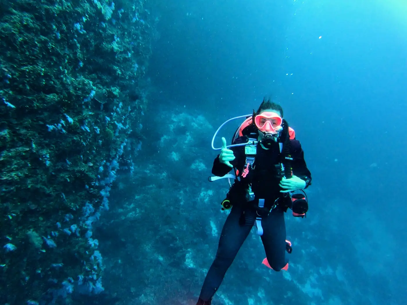 Allie at the Great White Wall