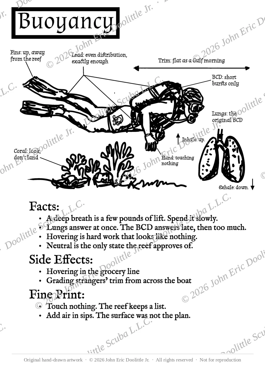 Buoyancy design preview, watermarked