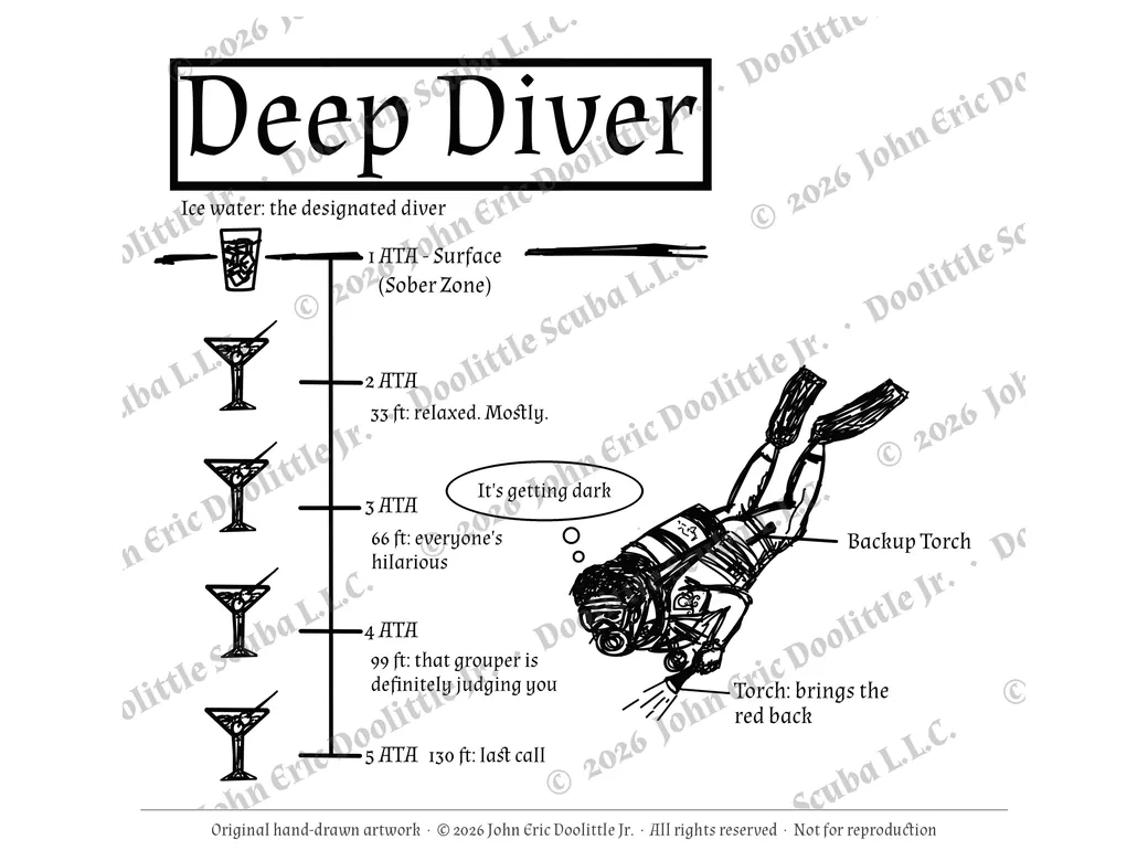 Deep Diver design preview, watermarked