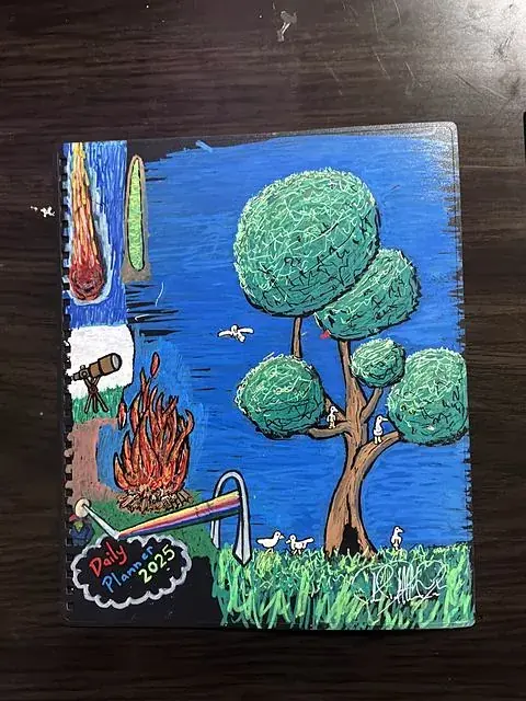 2025 planner, front