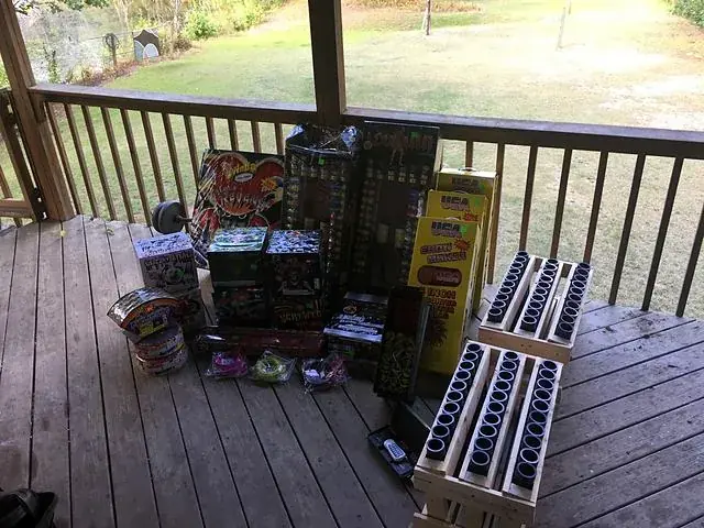 Racks and fireworks