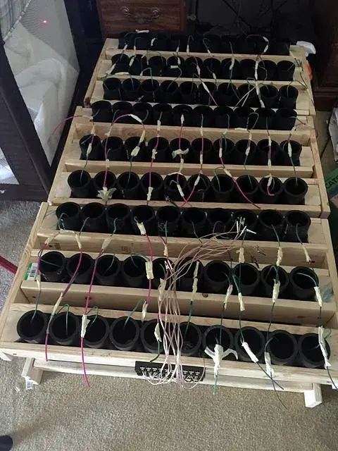 Racks wired