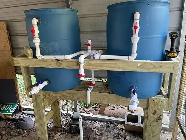 Reservoir plumbed