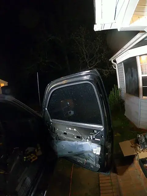 Door panel off